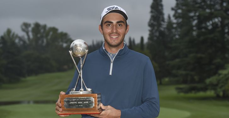 The champion was making his 18th career start on PGA TOUR Latinoamérica. (Enrique Berardi/PGA TOUR)
